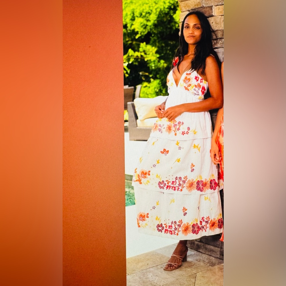 Elegant Floral Maxi Dress